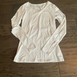 Women’s No Boundaries White Long Sleeve Tee - Size Medium